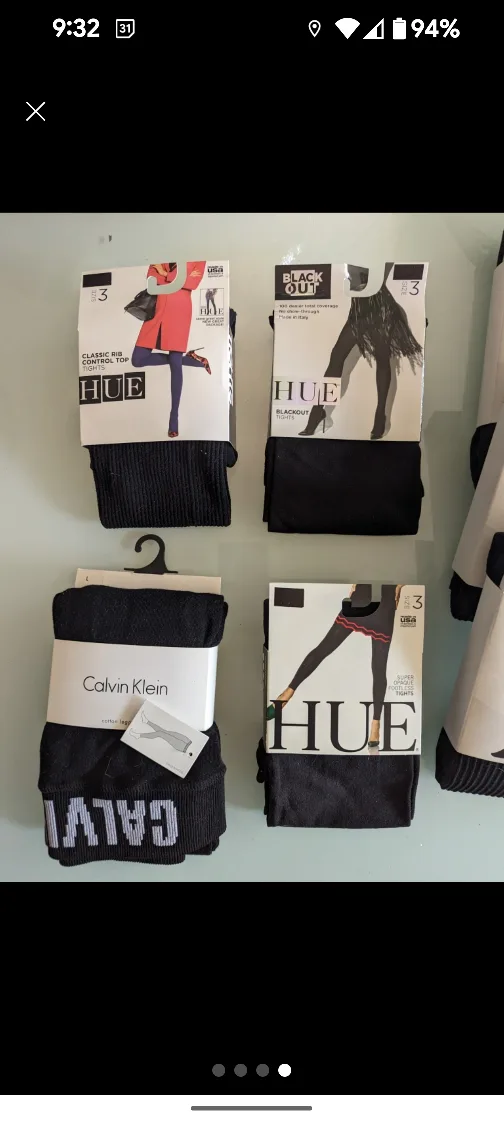 **HUE/CALVIN KLEIN** Tights& Nylons $7-$15 image indicator(4)