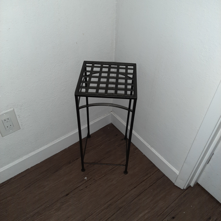 Black Metal Plant Stand - photo 2