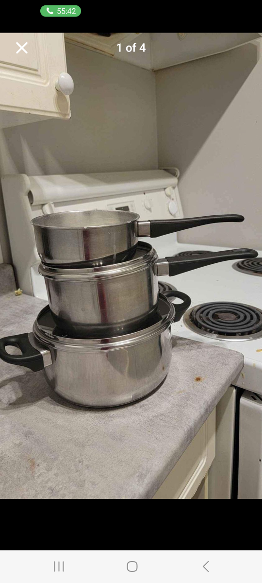 Stainless Steel Pots Set