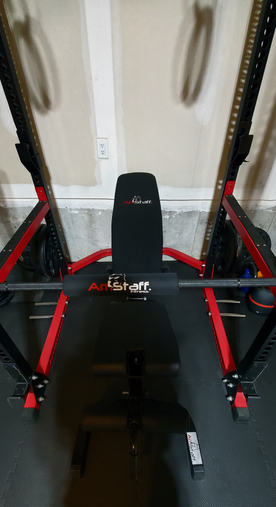 AmStaff Fitness Gym Rack (with all weights and barbell) - photo 2