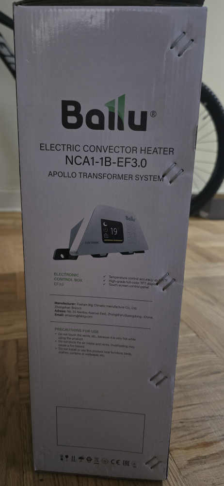 Ballu Apollo Electric Convector Heater - photo 3