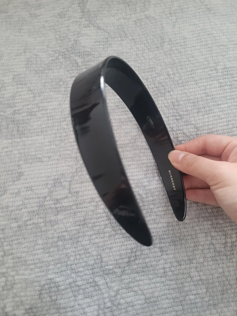 Authentic Burberry Black Headband image indicator(4)