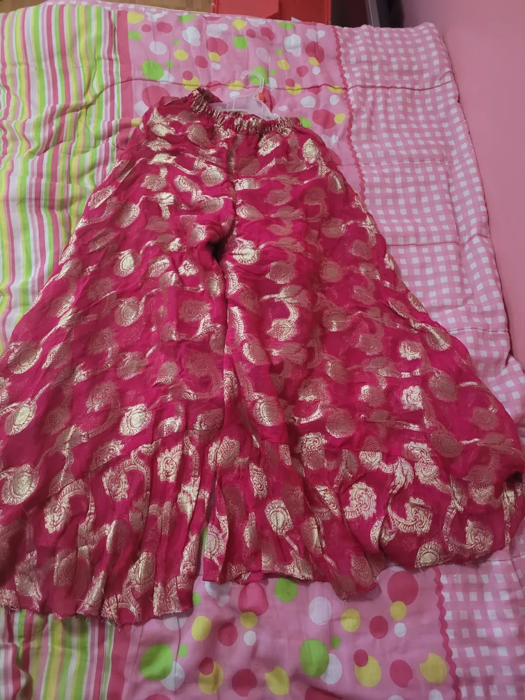 Pink and Gold Indian Salwar Kameez Suit image indicator(3)