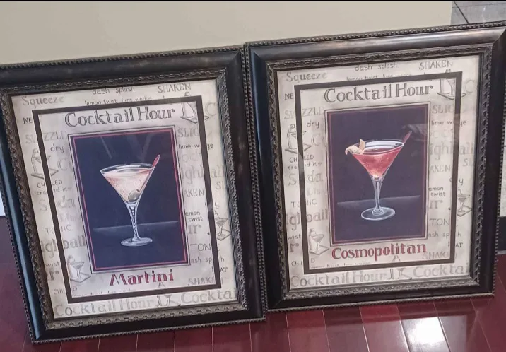 Cocktail Hour Framed Art Prints Set of 2 image indicator(3)