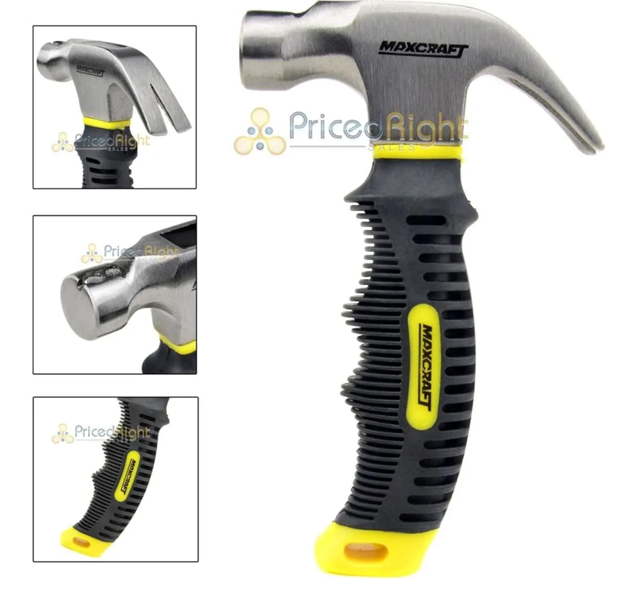 10 Maxcraft 60626 8-oz. Stubby Claw Hammer image indicator(2)