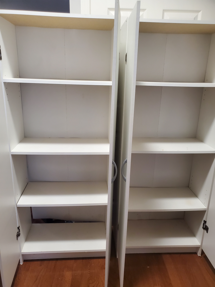 White Cabinet Set with Doors - photo 2