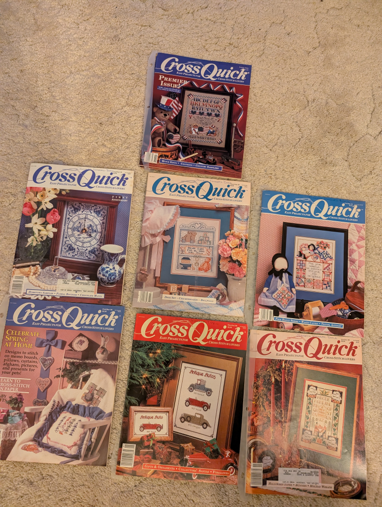 Set 16   -  15 Cross Stitch Quick Magazines Lot