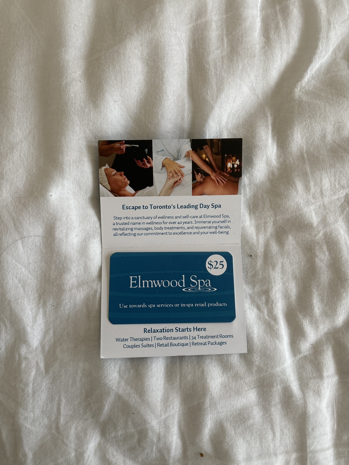 $25 Elmwood Spa Gift Card