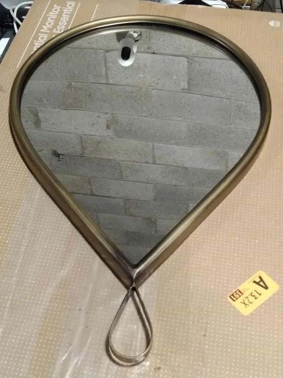 Brass Teardrop Mirror image indicator(2)