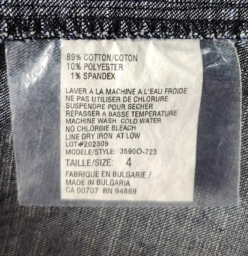 Vintage DENIM JACKET TRIBAL JEANS #size4 #S image indicator(5)