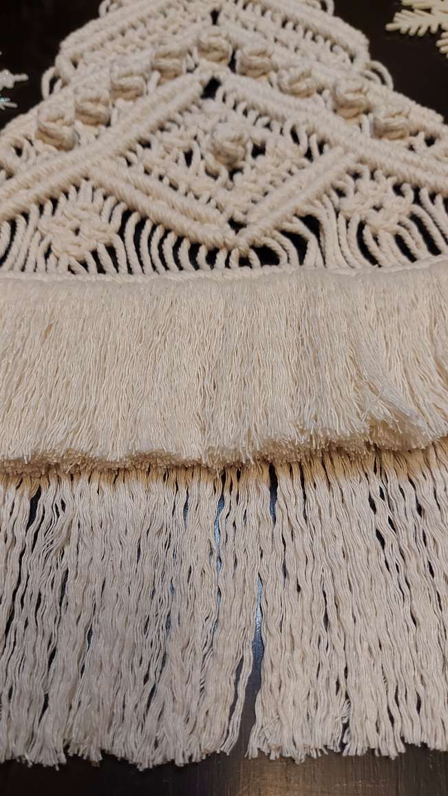Christmas Tree Macrame Wall Hanging Decoration - photo 2