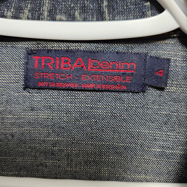 Vintage DENIM JACKET TRIBAL JEANS #size4 #S image indicator(3)