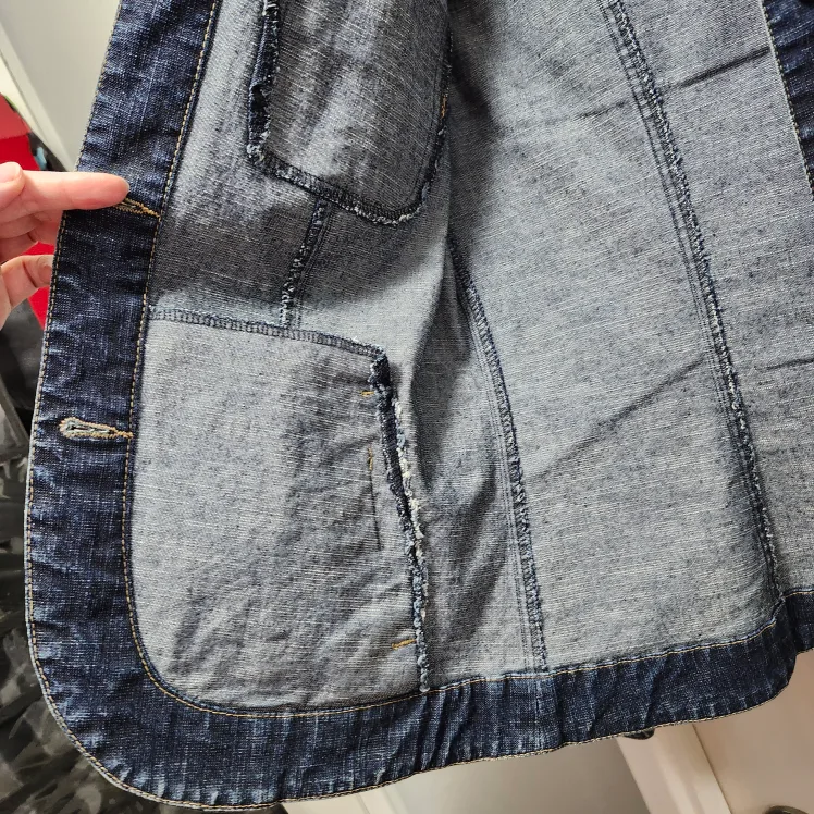 Vintage DENIM JACKET TRIBAL JEANS #size4 #S image indicator(4)