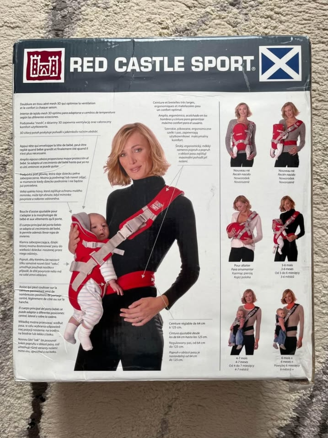 Red Castle Sport Baby Carrier - photo 2