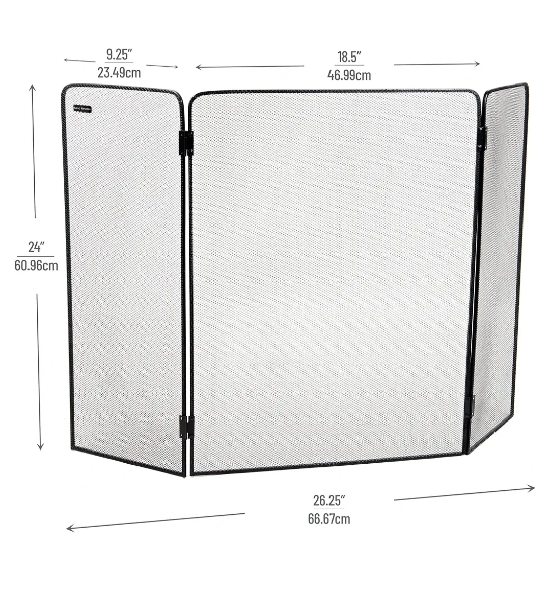 Mind Reader 3-Panel Fireplace Screen image indicator(3)