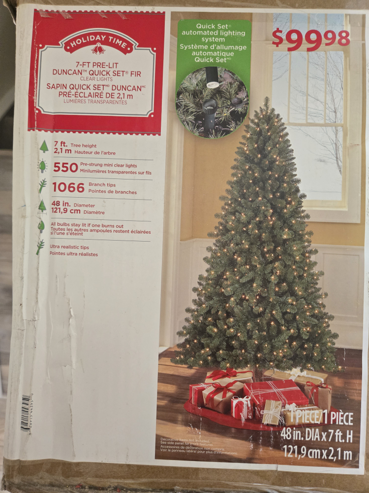 7' Artificial Christmas Tree