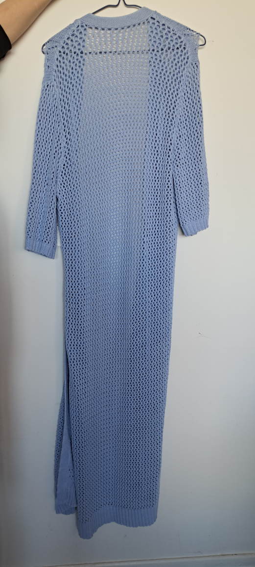 Blue Knit Cardigan - photo 2