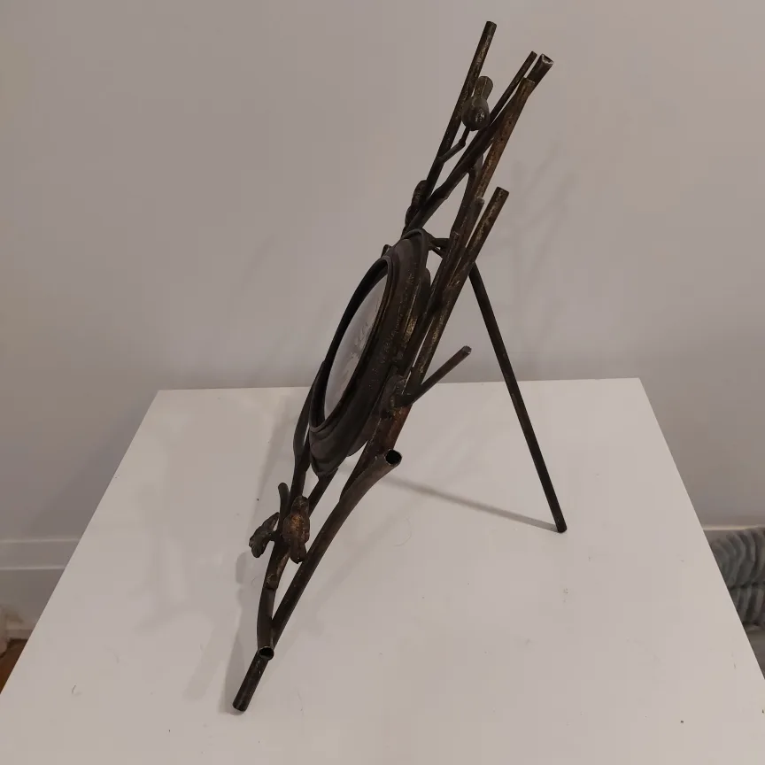 Metal Bird & Branch Clock  🧡 image indicator(2)