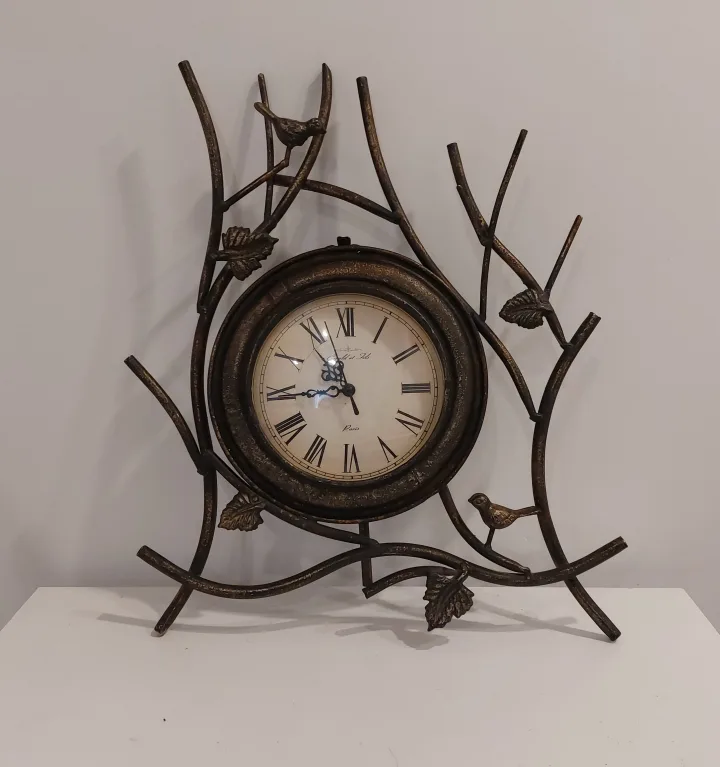 Metal Bird & Branch Clock  🧡 image indicator(3)