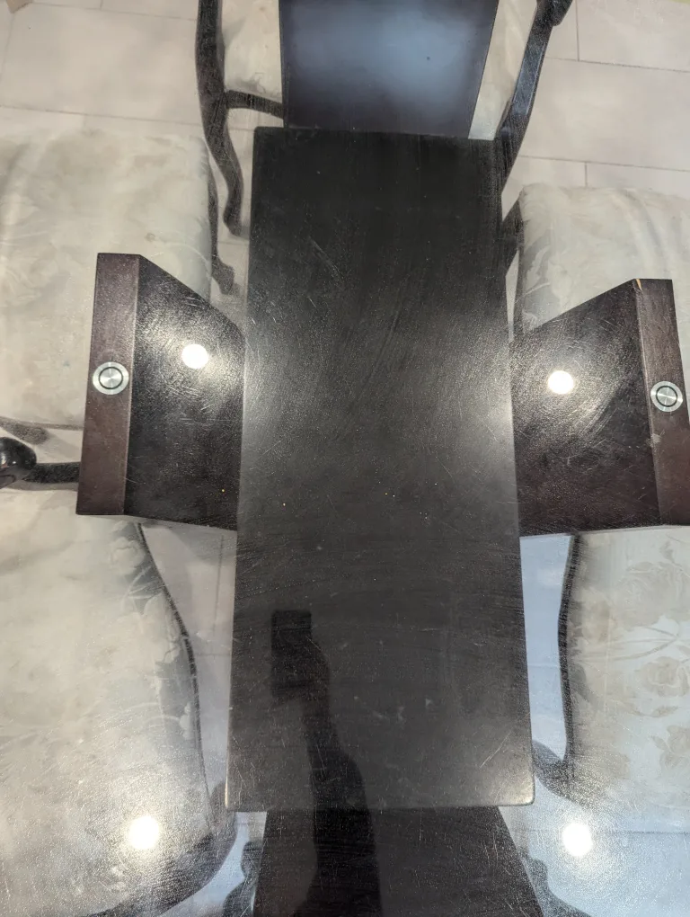 Glass Top Dining Table Set image indicator(4)