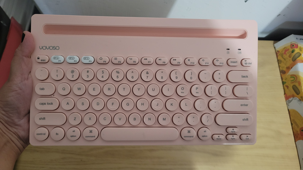 Pink Wireless Keyboard