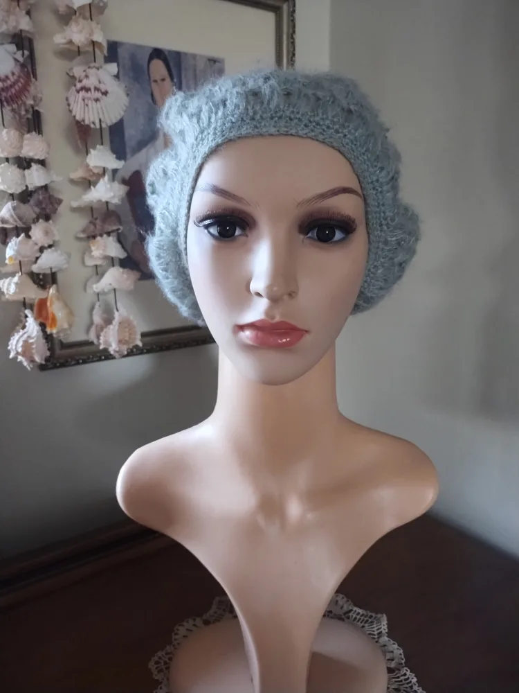 ALDO Grey acrylic knit Beanie thumbnail