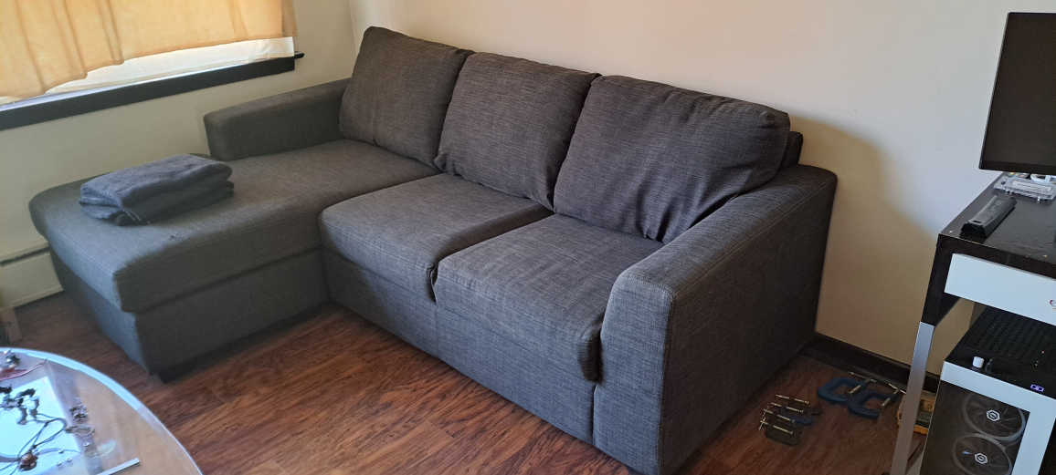 Grey Sectional Sofa - photo 4