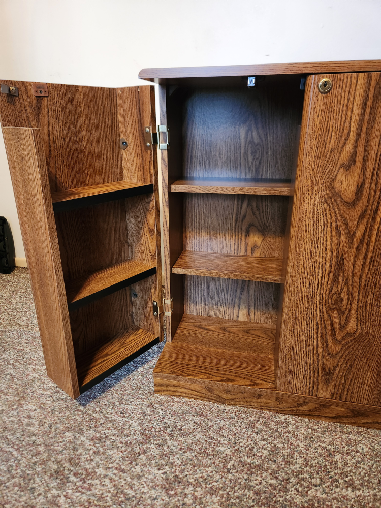 Wooden Cabinet with swinging doors - photo 2