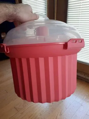 Pink Cupcake Carrier 3 Tier Cupcake Carrier by Celebrate It image indicator(2)