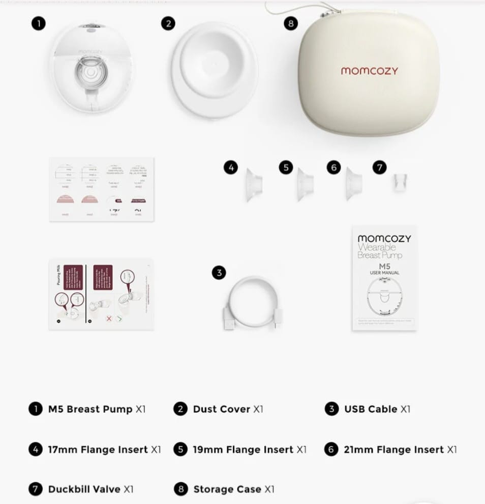 Momcozy M5 Wearable Breast single Pump - photo 3