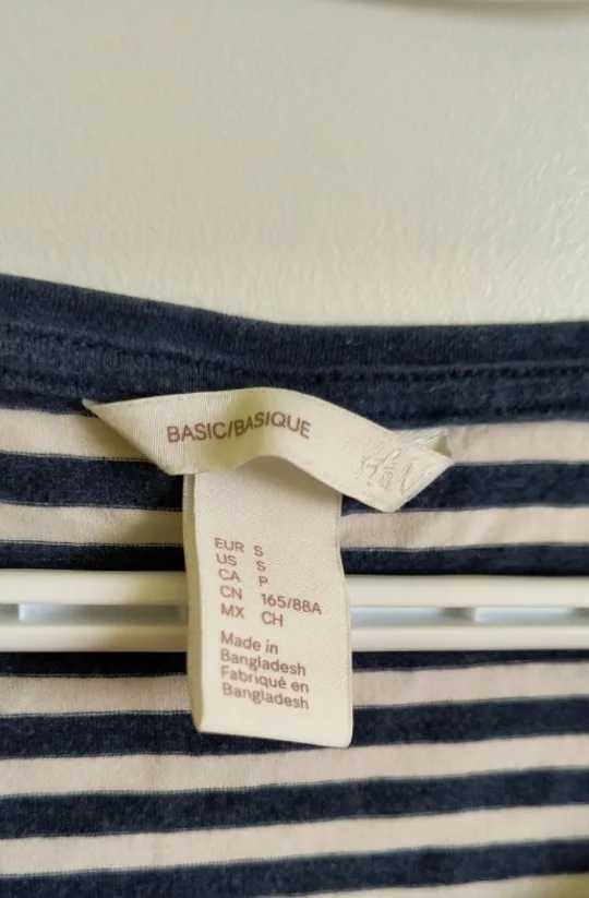 H&M Striped T-Shirt 🧡 image indicator(2)