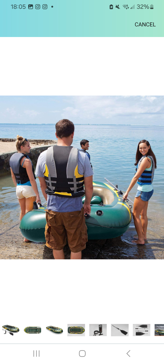 Intex Seahawk 4 Person Inflatable Boat - photo 2