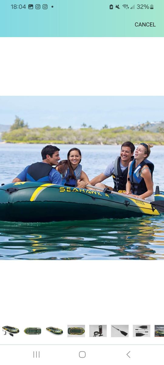 Intex Seahawk 4 Person Inflatable Boat - photo 3