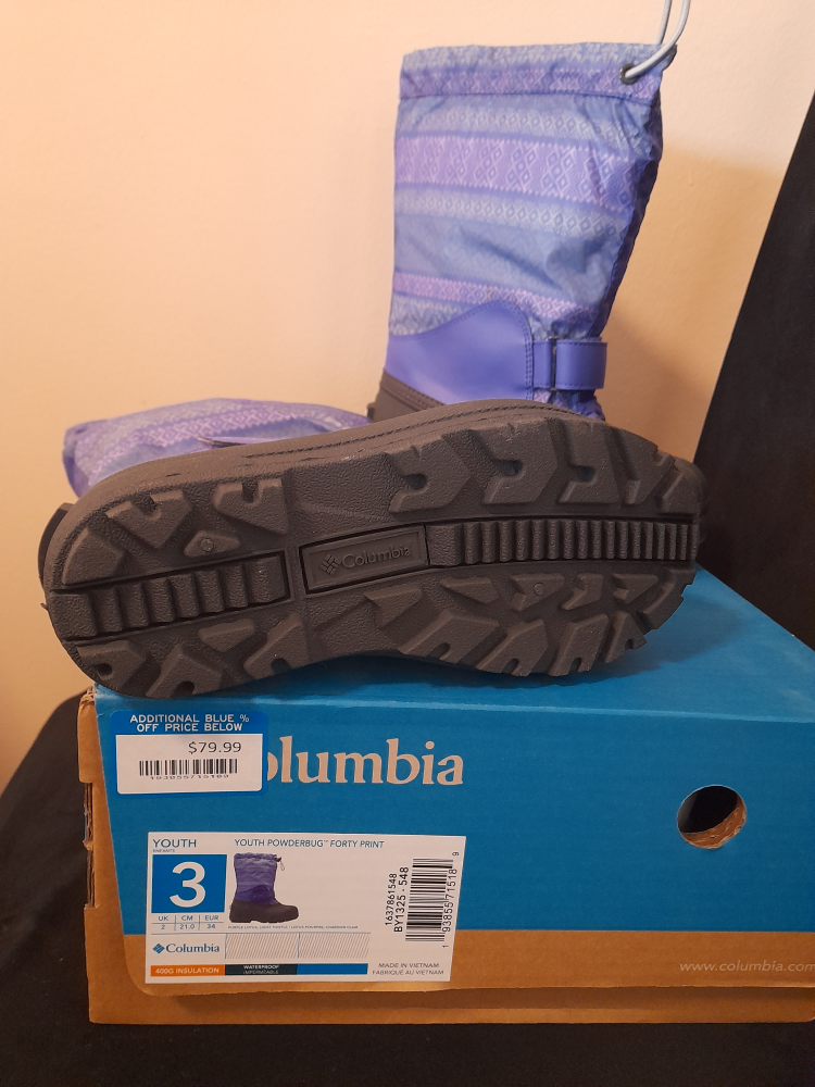 Columbia winter boots, size 3, unworn - photo 2