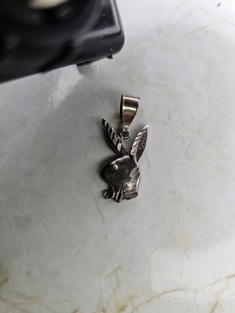Vintage Playboy Bunny Pendant Charm - photo 2