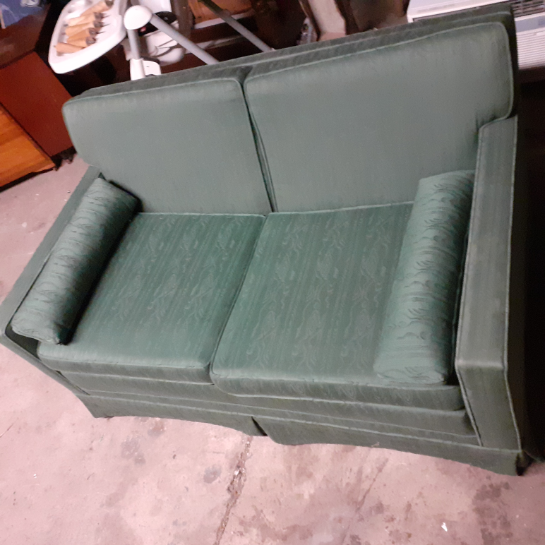 Vintage Green Sofa - photo 2