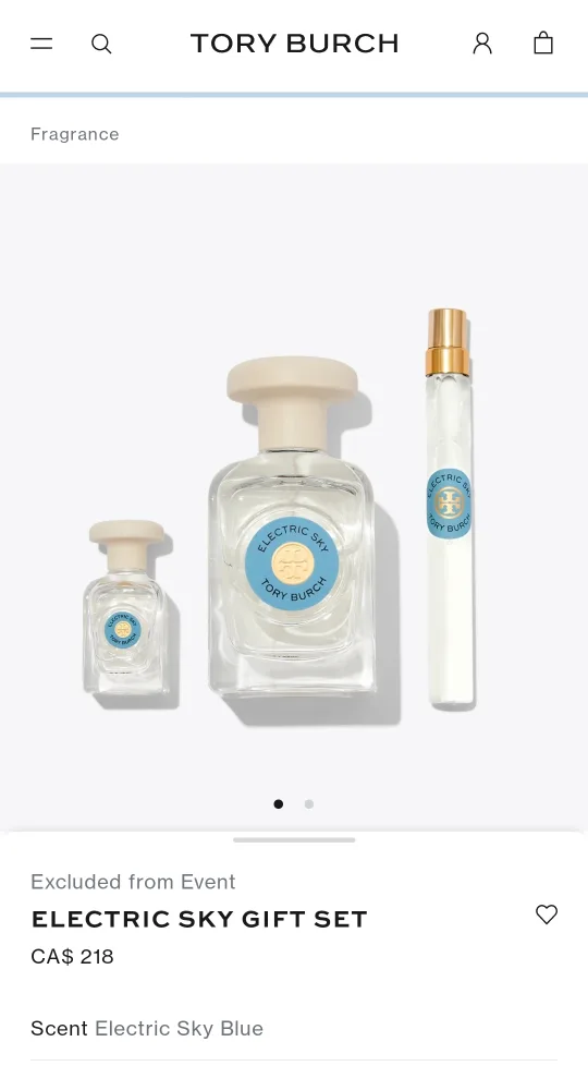Tory Burch Electric Sky Gift Set image indicator(4)