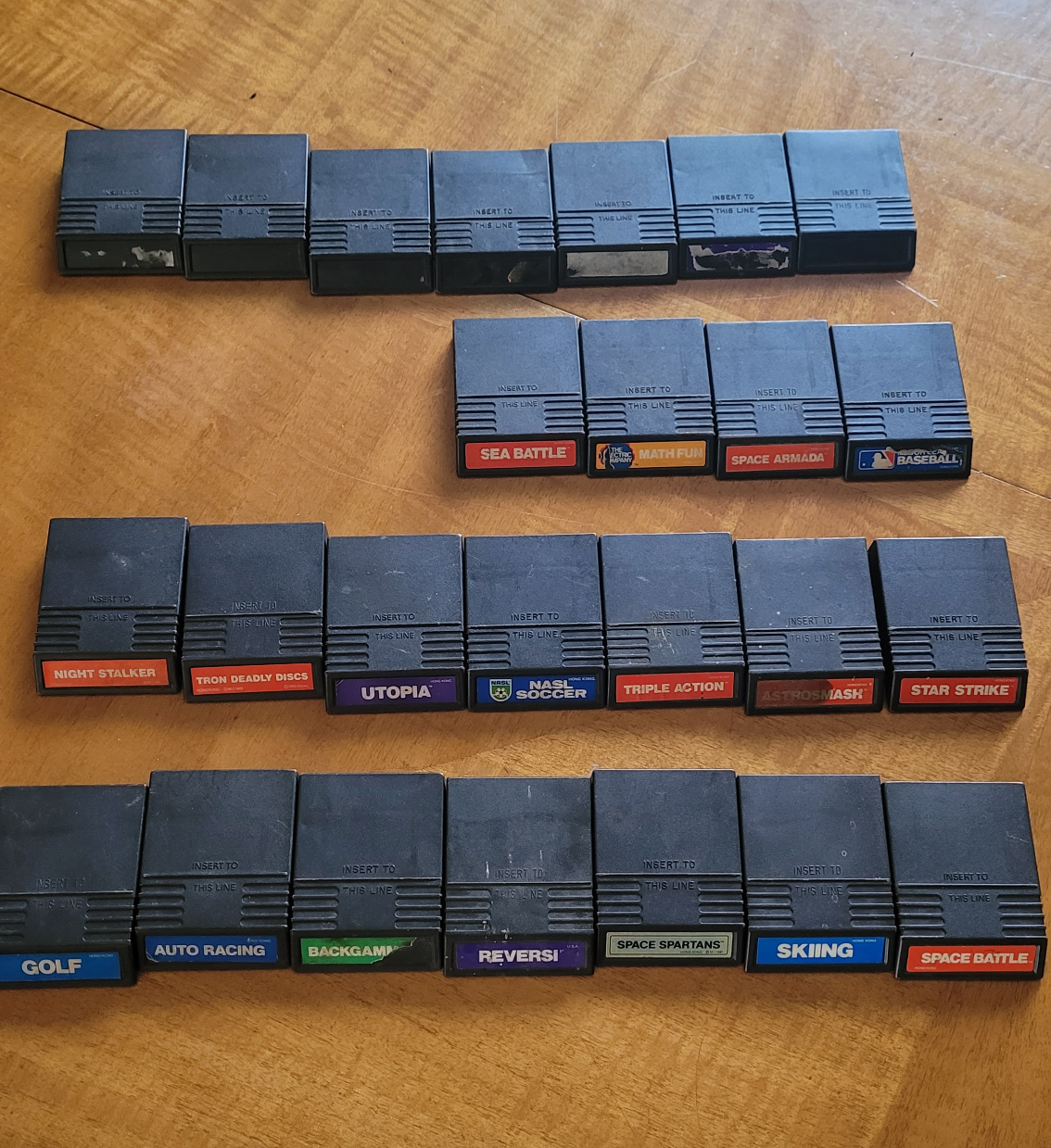Vintage Retro 1979 Mattel Intellevision Atari games