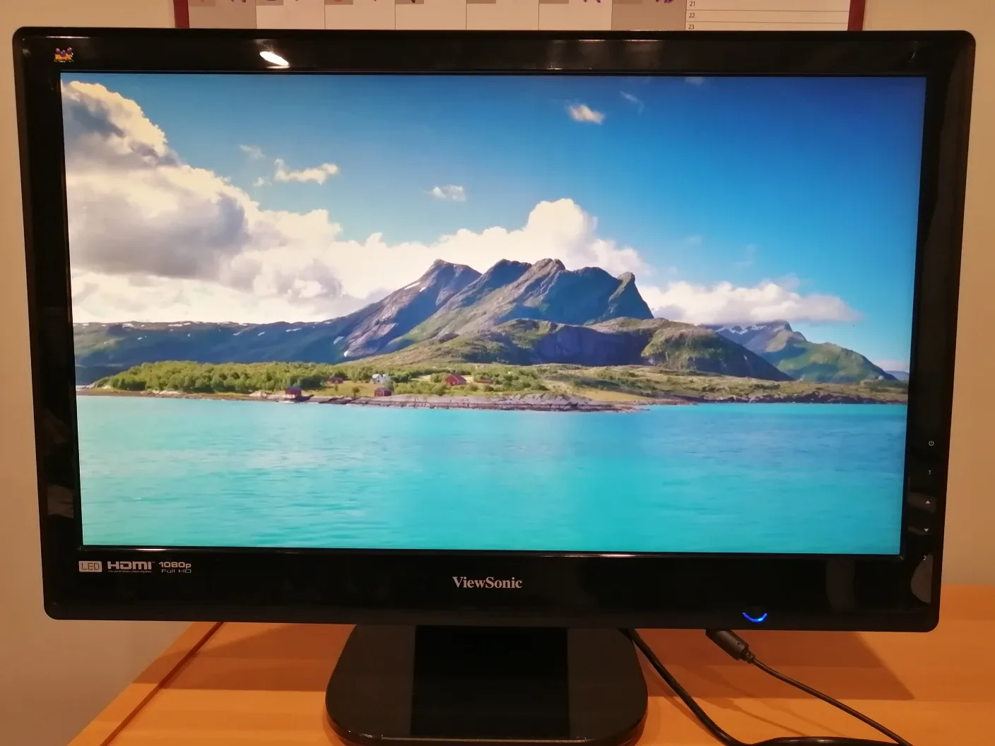 ViewSonic 24 inch LED Monitor image indicator(2)