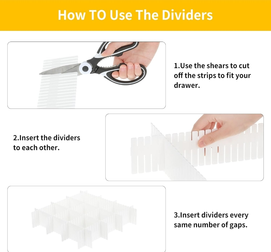 Adjustable Drawer Dividers Organizer - photo 2