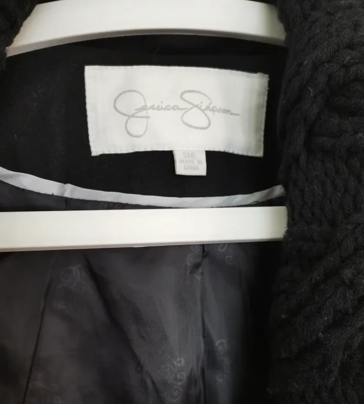 Jessia Simpson - Chic Wool Coat Size S image indicator(6)