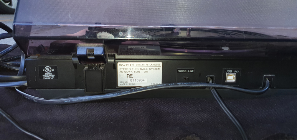 Sony PS-LX300USB Turntable - photo 4