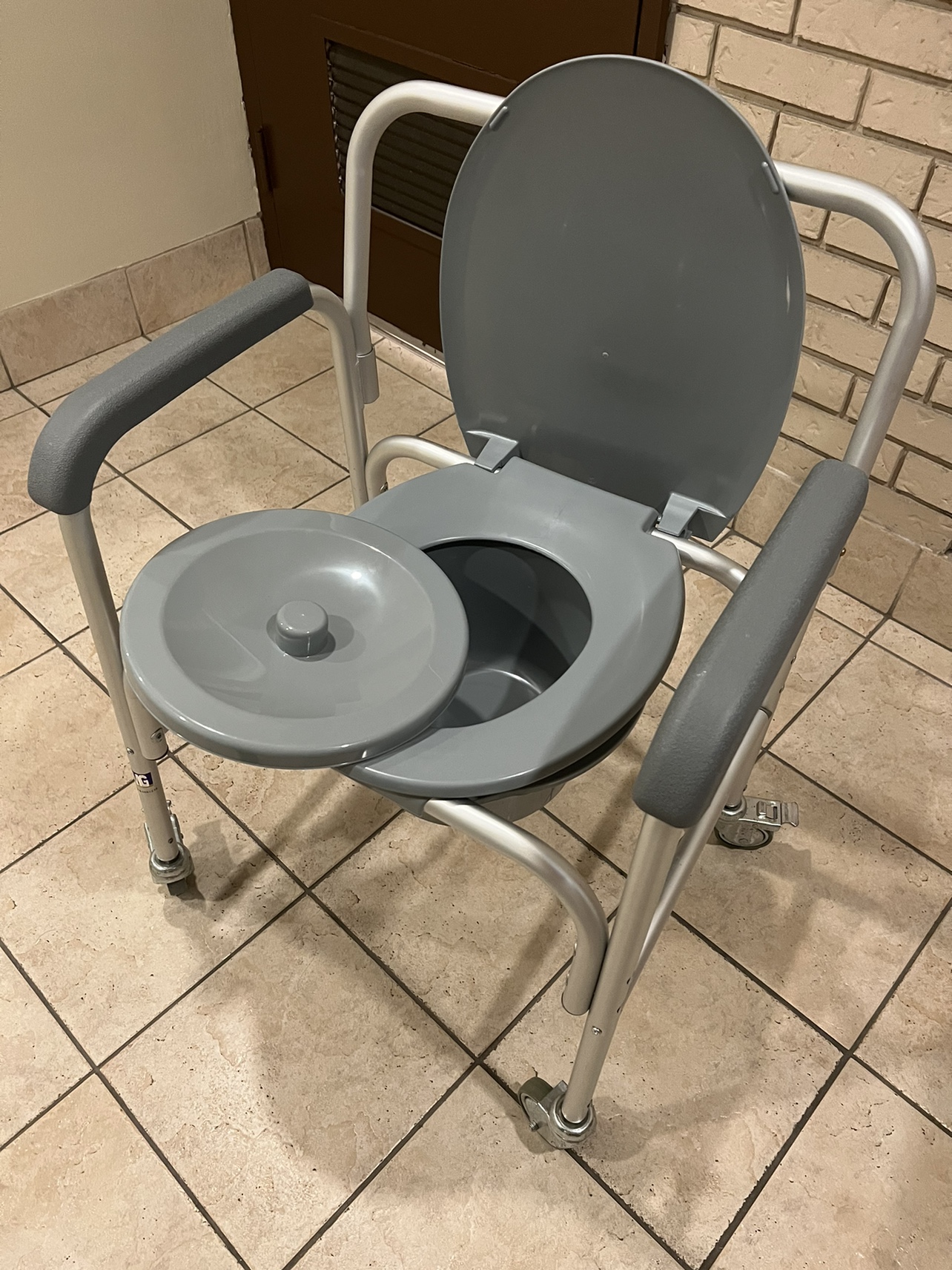 Commode Chair with Wheels - photo 2
