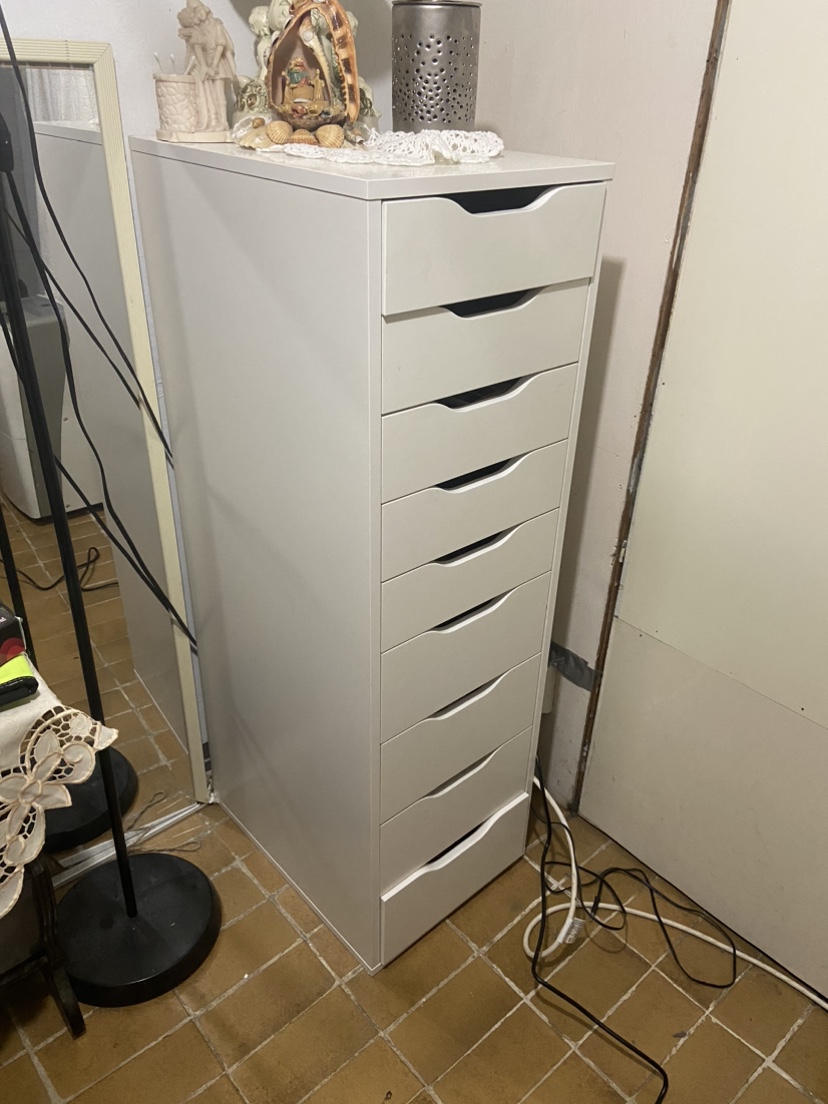 Drawer Unit With 9 Drawers White - photo 3