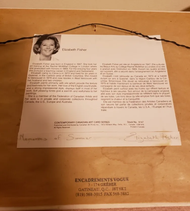 oil painting Elizabeth Fisher Print image indicator(2)