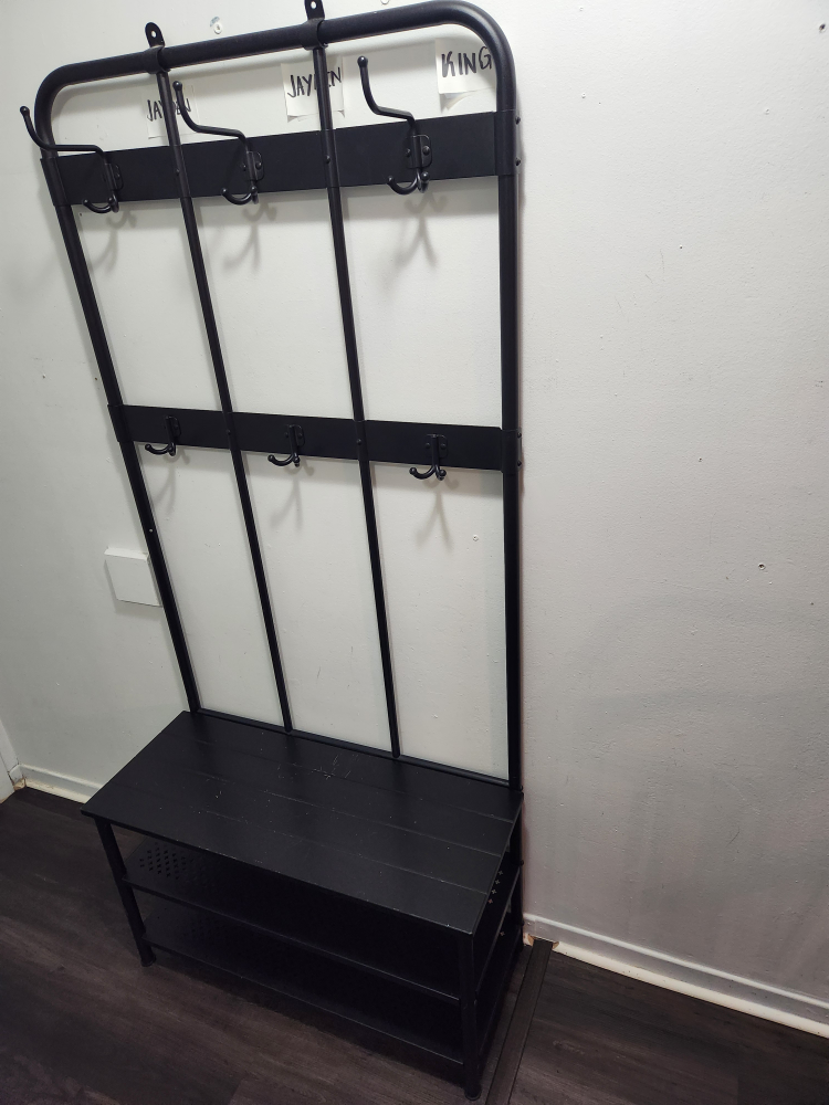 IKEA PINNIG Coat Rack with Shoe Storage Bench