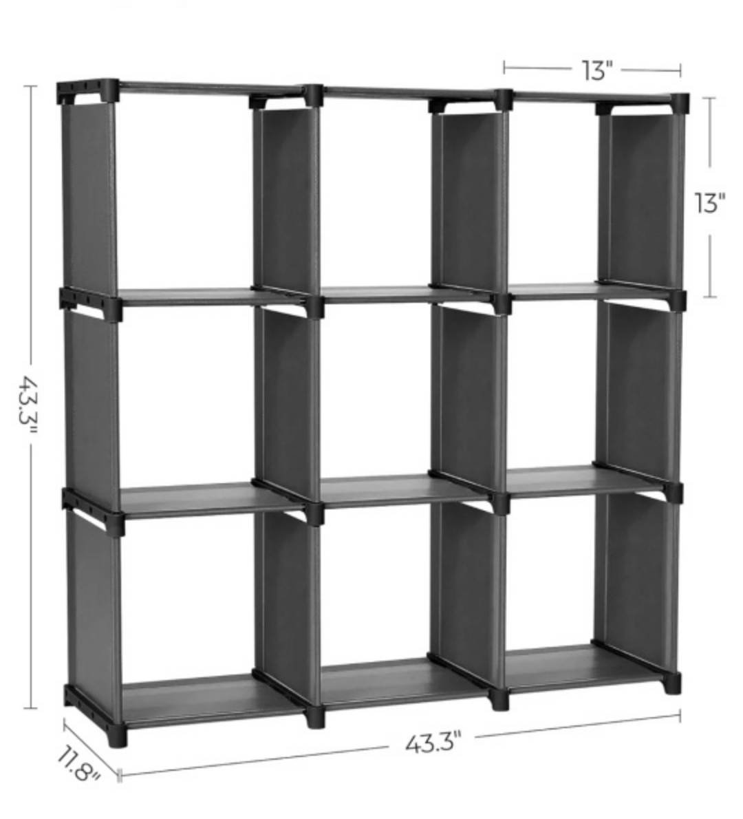 9-Cube Storage Shelf Organizer - photo 2