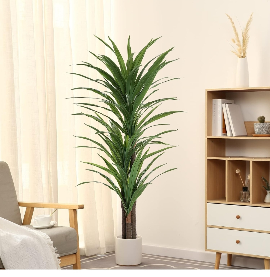 5ft Artificial Dracaena Plant - photo 5