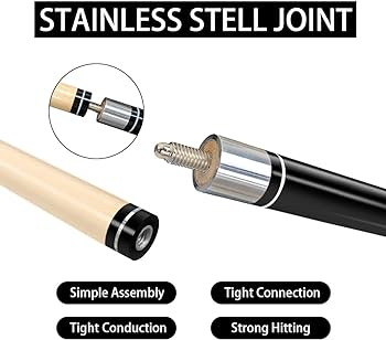 PERFECT CHRISTMAS GIFT. 2PC Maple Pool cue - photo 3