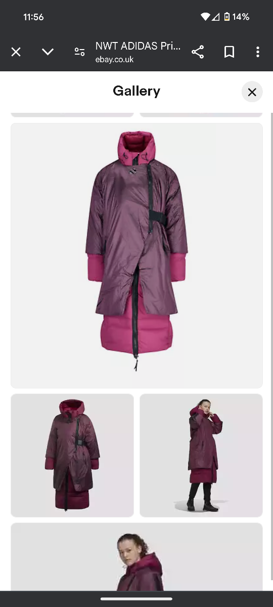 Rare Adidas Prime COLD.RDY Down Parka Power Berry - photo 3